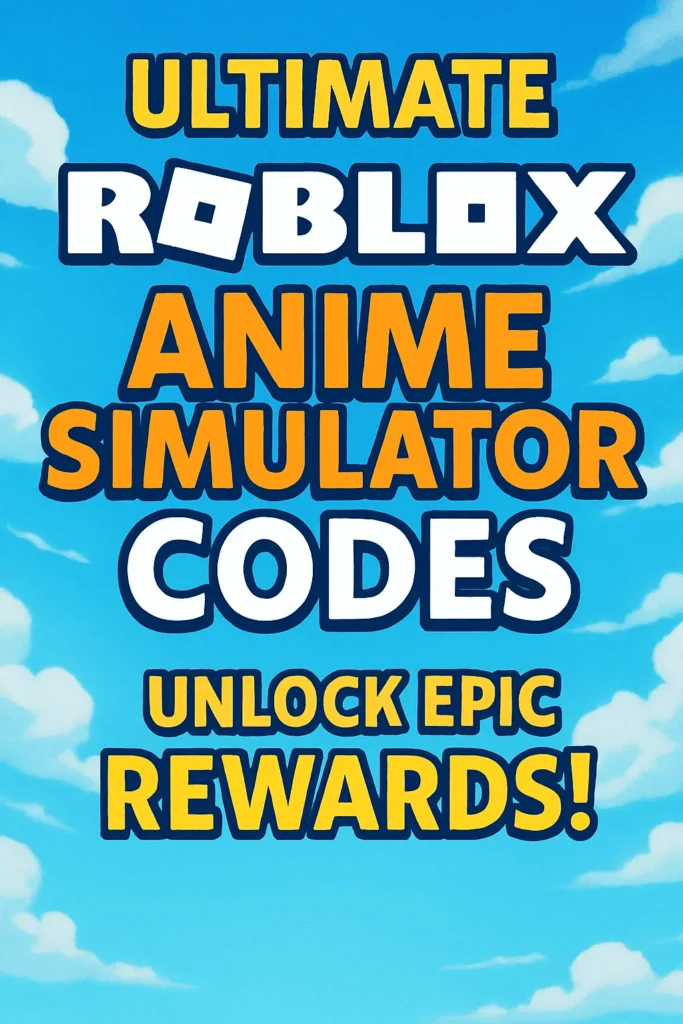 Ultimate Roblox: Anime Simulator Codes