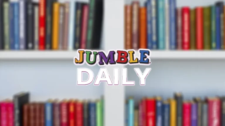 Jumble Puzzle Answers & Hints