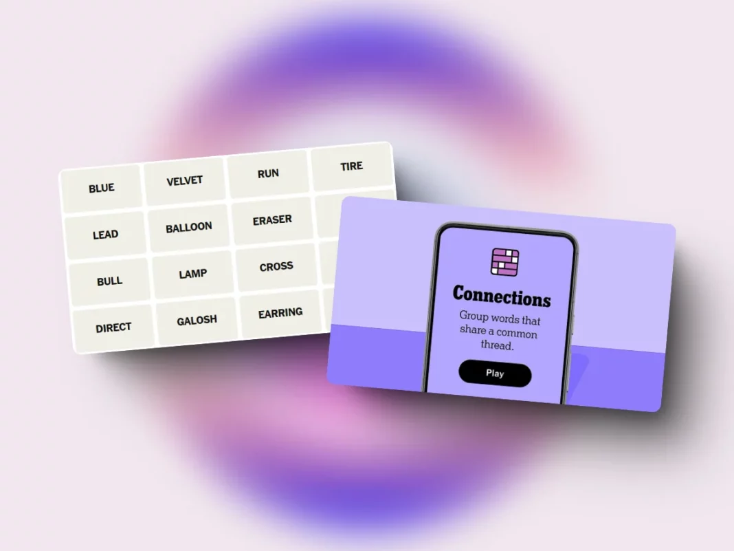Screenshot of theme NYT Connections Hints & Answers