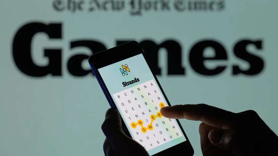 Representation of NYT Strands Hints & Answers Theme