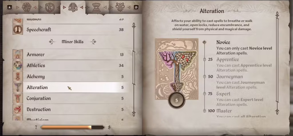 Alteration (Minor Skill)