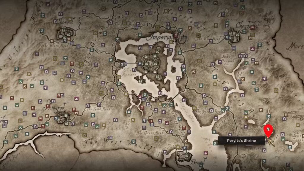 Shrine of Peryite Location