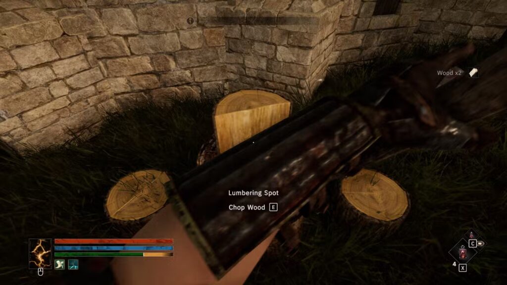 How to find and farm wood in tainted grail the fall of avalon