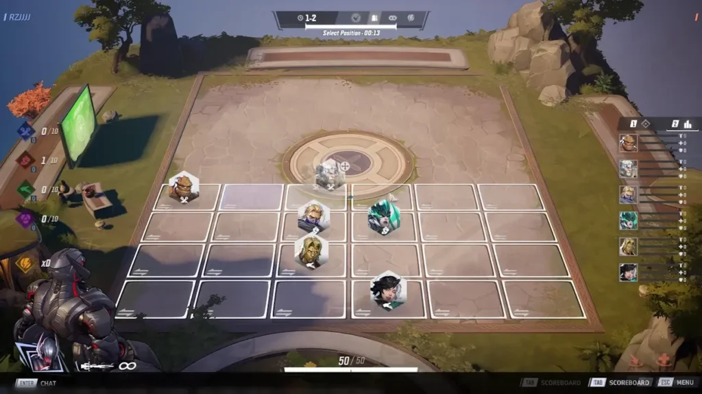 Marvel Rivals Auto Chess Mode Character Positioning