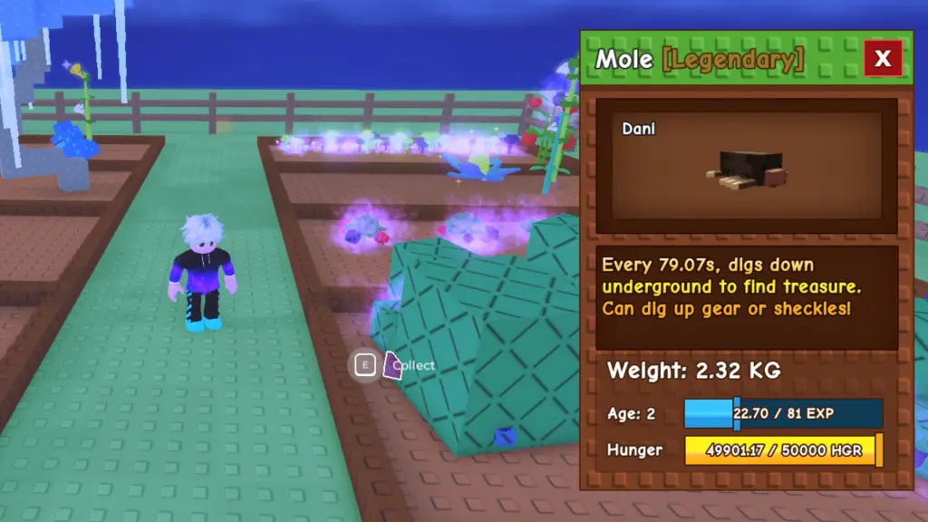 How to Get the Mole Pet in Grow a Garden