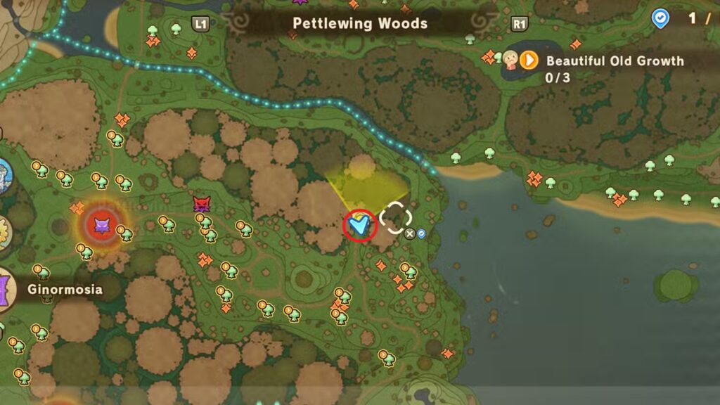 Axe of Time – Pettlewing Woods in Fantasy Life i