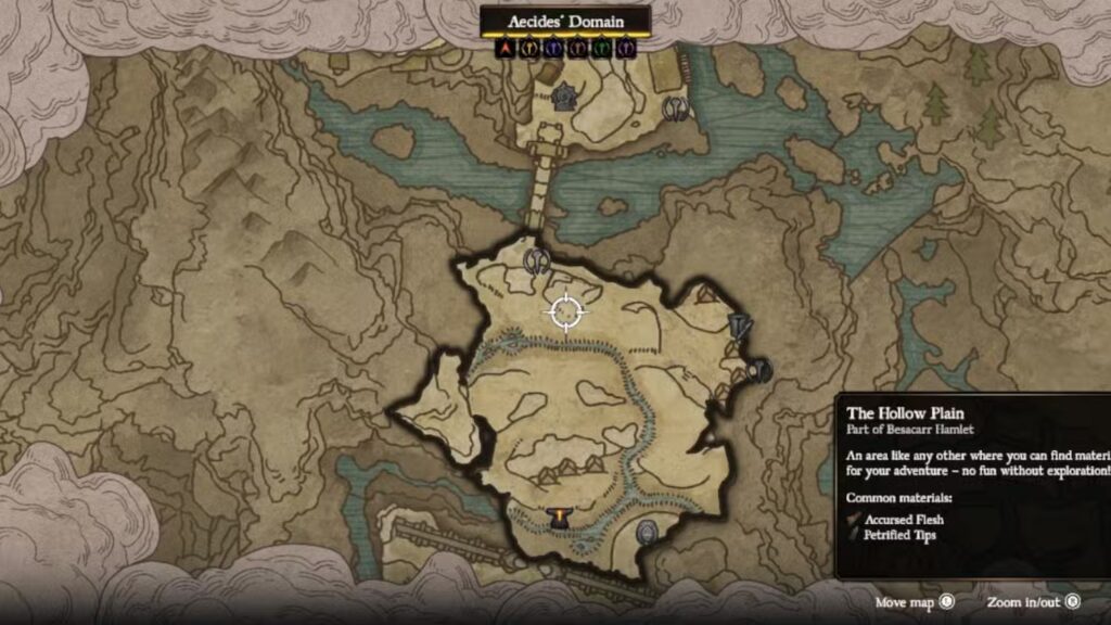 Blades of Fire The Hollow Plain Map