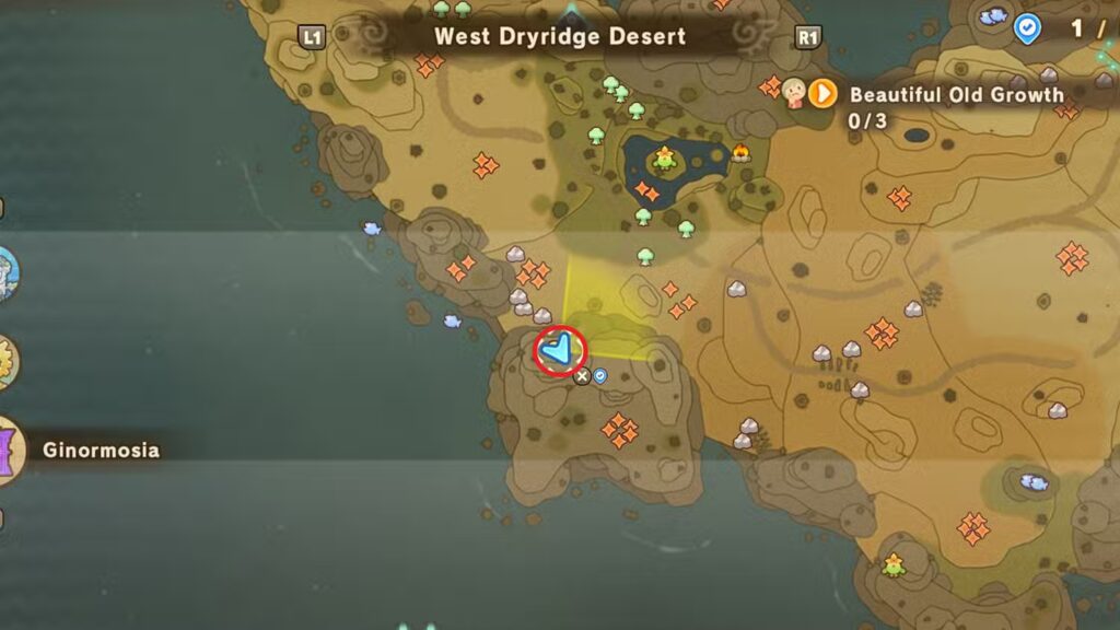 Bow of Time – West Dryridge Desert in Fantasy Life i
