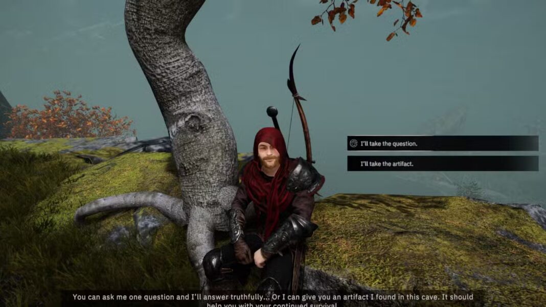 Should You Take the Artifact or Ask Caradoc a Question in Tainted Grail: The Fall of Avalon?