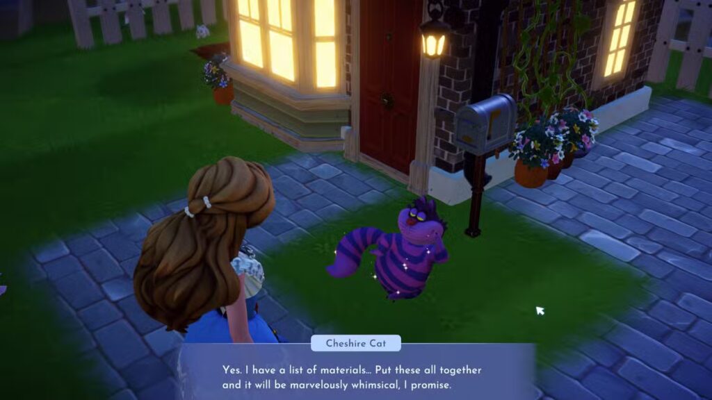 Cheshire Cat Decoration in Disney Dreamlight Valley