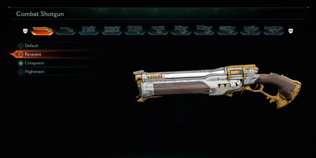 Combat Shotgun (Starting Weapon) Doom: The Dark Ages