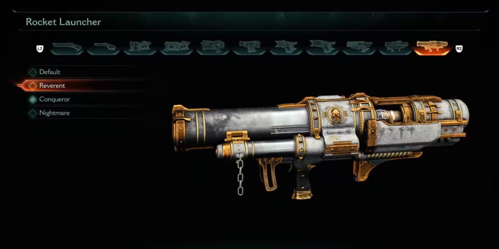 Rocket Launcher (Chapter 10) in Doom The Dark Ages