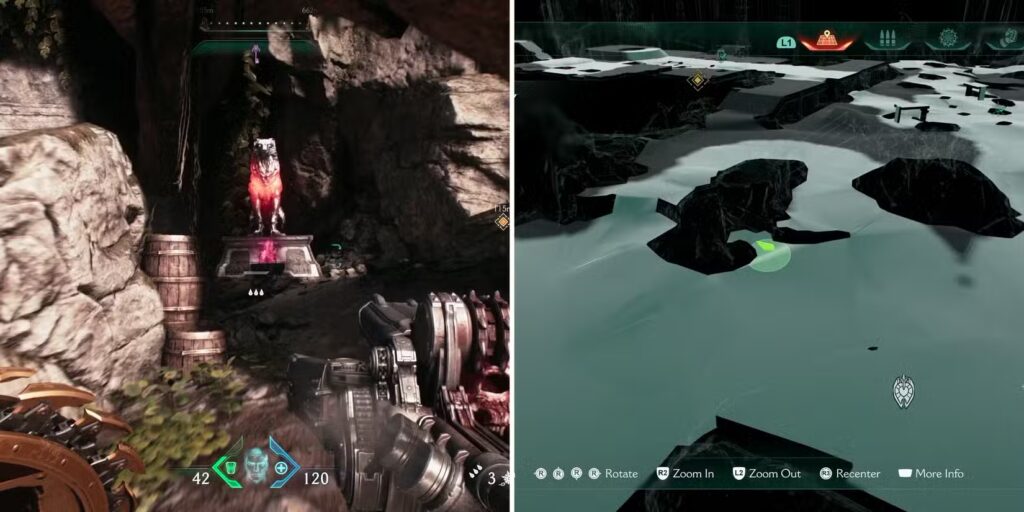 Second Wolf Statue Location in Doom: The Dark Ages