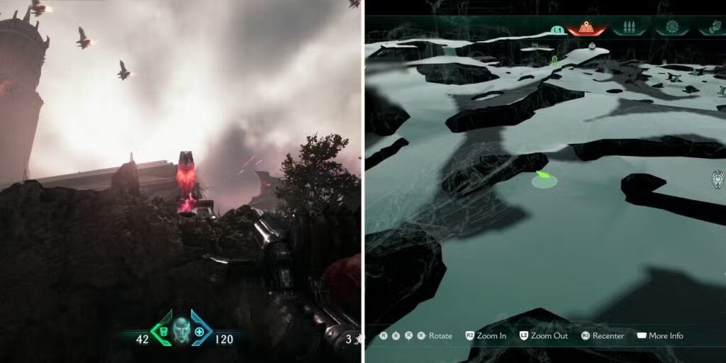 Third Wolf Statue Location in Doom : The Dark Ages