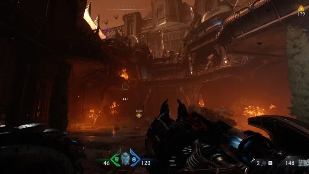 Doom: The Dark Ages Chapter 7 Secret Key Location Court Yard