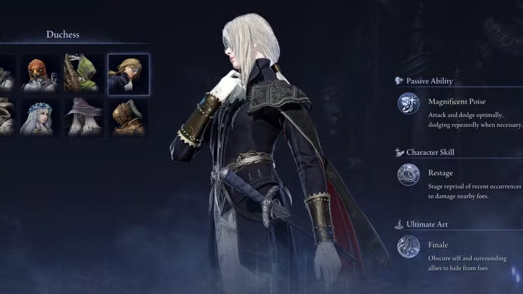 Elden Ring Nightreign Duchess Class Abilities Overview
