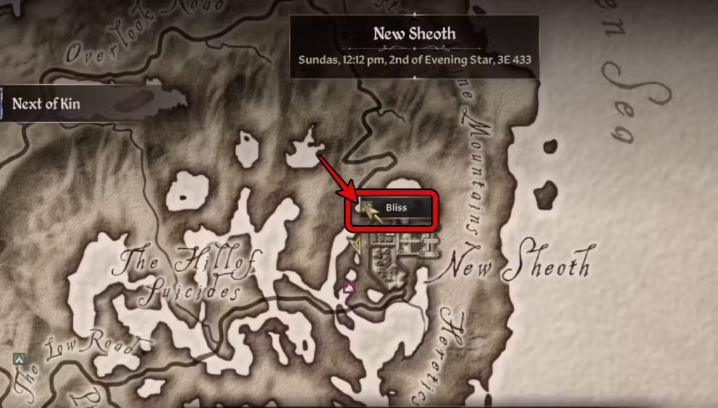 Bliss Map in Oblivion Remastered