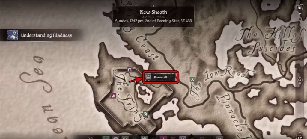Passwall Map in Oblivion Remastered