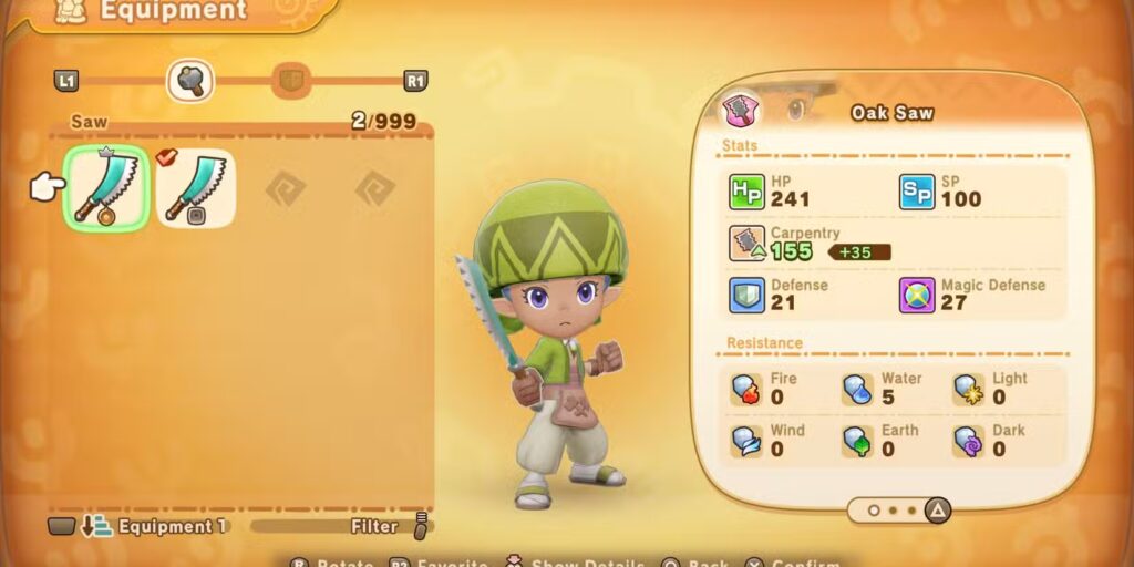 Fantasy Life i Oak Saw