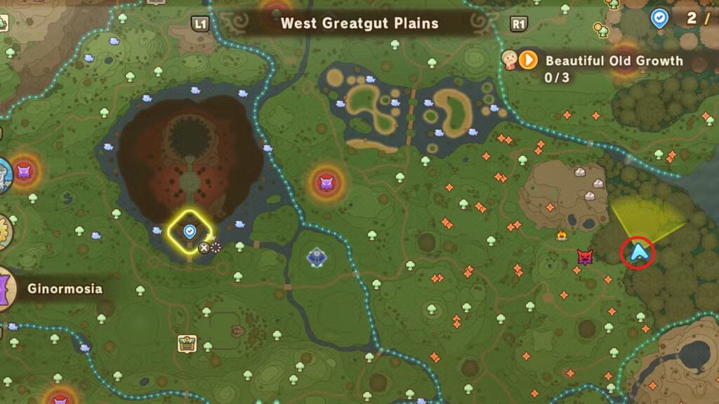Frying Pan of Time – East Greatgut Plains in Fantasy Life i