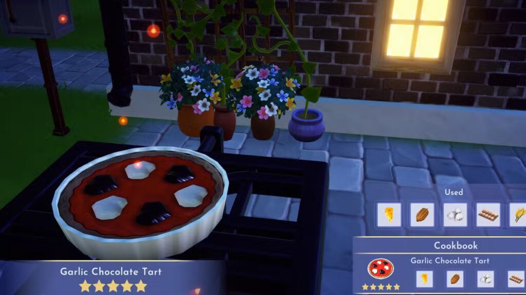 Garlic Chocolate Tart in Disney Dreamlight Valley