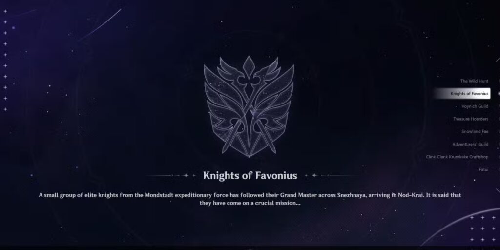 The Knights of Favonius – Mondstadt’s Elite
