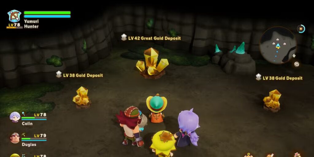 Great Gold Deposits in Fantasy Life i