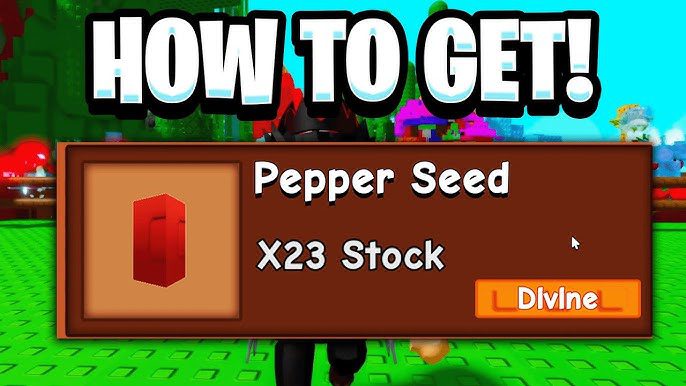 How to Get the Rare Pepper Seed in Grow a Garden