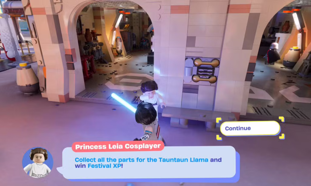 Lego Fortnite Brick Life Leia Tauntaun Ilama