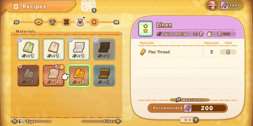 How to Craft Linen in Fantasy Life i The Girl Who Steals Time