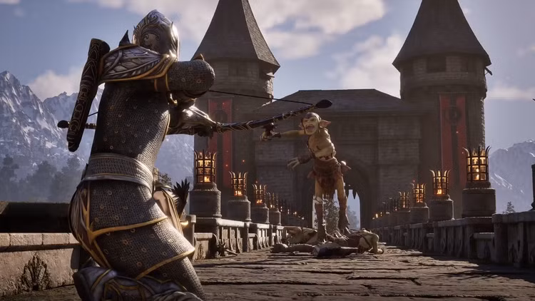 Combat Elder Scrolls 4 Oblivion Remastered