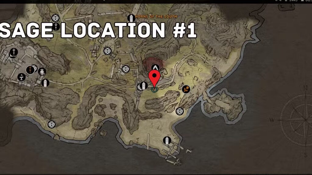 Sage Location in Tainted Grail in The Fall of Avalon