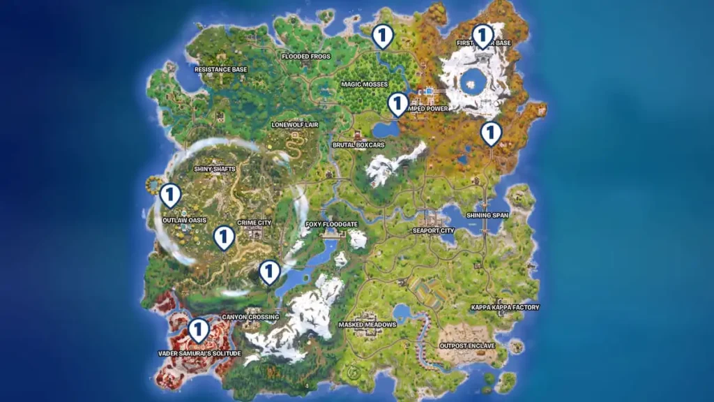 All Telephone Booth Locations in Fortnite