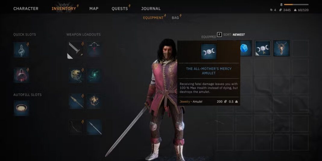 How to Score the All-Mother’s Mercy Amulet in Tainted Grail