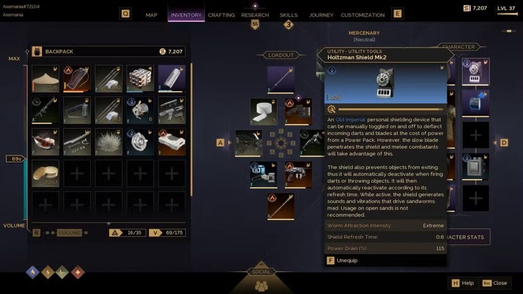 How Shields Work in Dune: Awakening