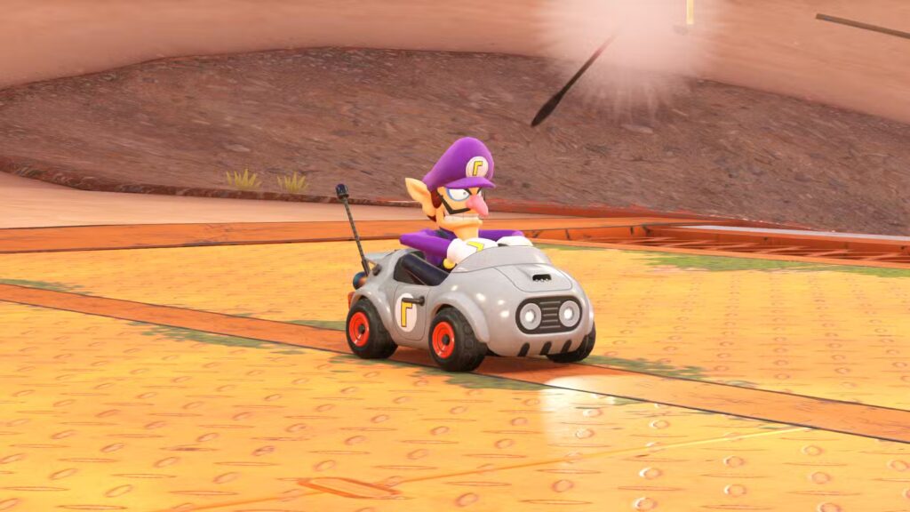 Waluigi + Baby Blooper Mario Kart World