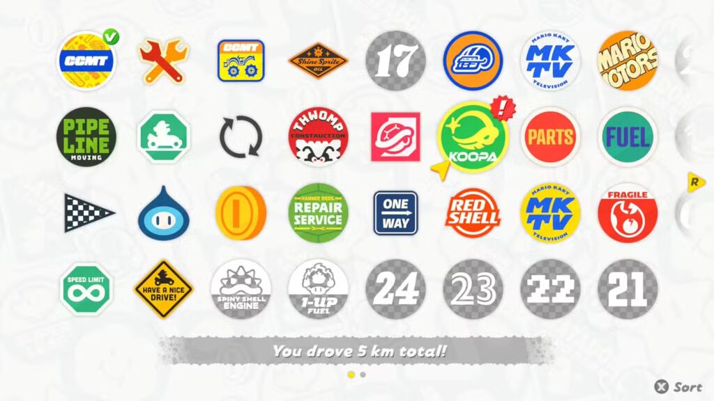 How to Get and Use Stickers in Mario Kart World