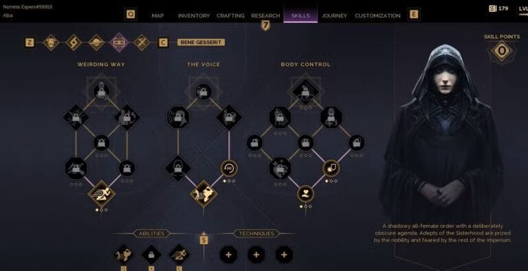 Best Bene Gesserit Skills to Unlock First in Dune: Awakening