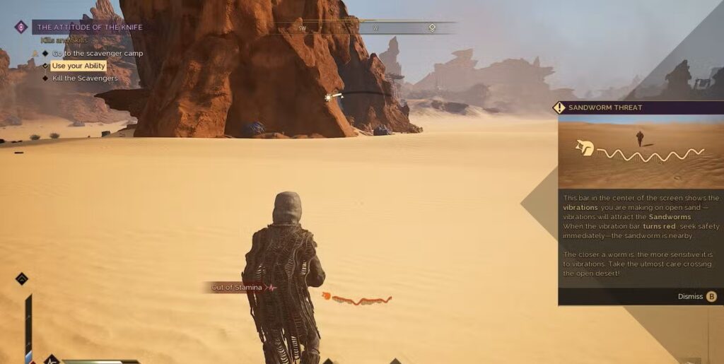 Dune: Awakening Sandworm Vibration Lines