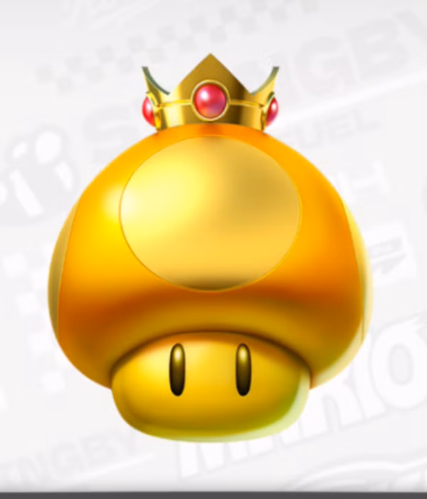 Golden Dash Mushroom Mario Kart World
