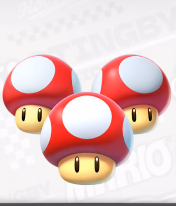 Triple Dash Mushrooms Mario Kart World