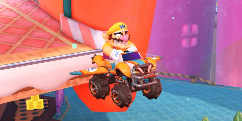 Wario + Chargin’ Truck Mario Kart World