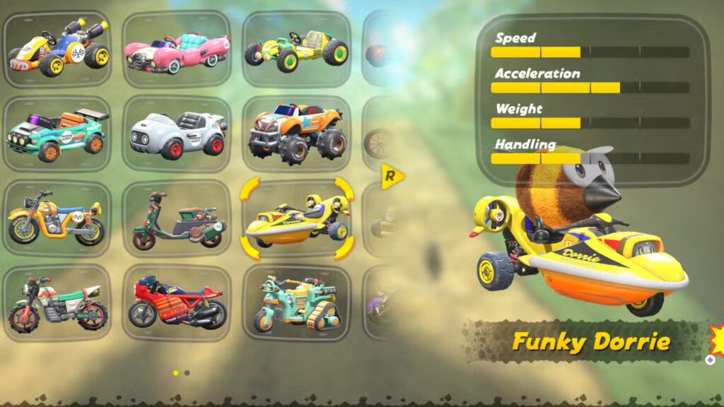 Funky Dorrie Mario Kart World