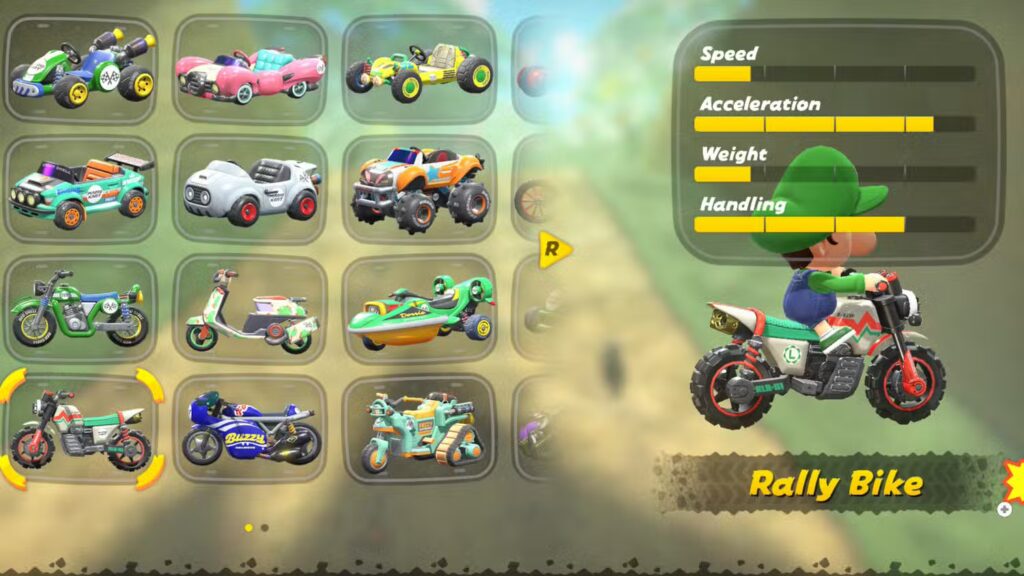 Rally Bike Mario Kart World