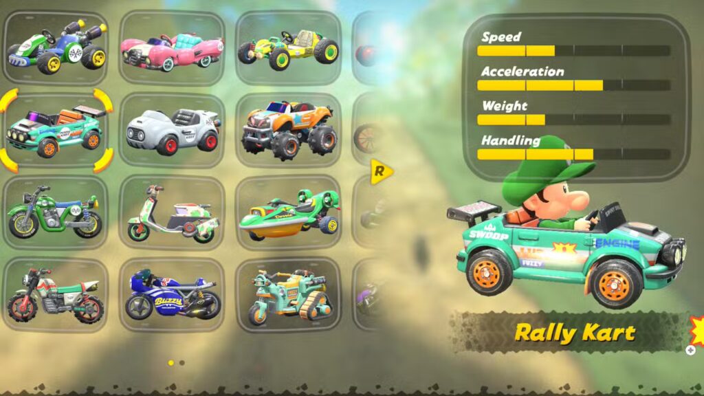 Rally Kart & Zoom Buggy Mario Kart World