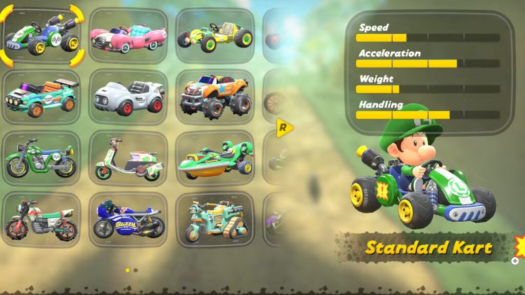 Standard Kart & Plushbuggy Mario Kart World