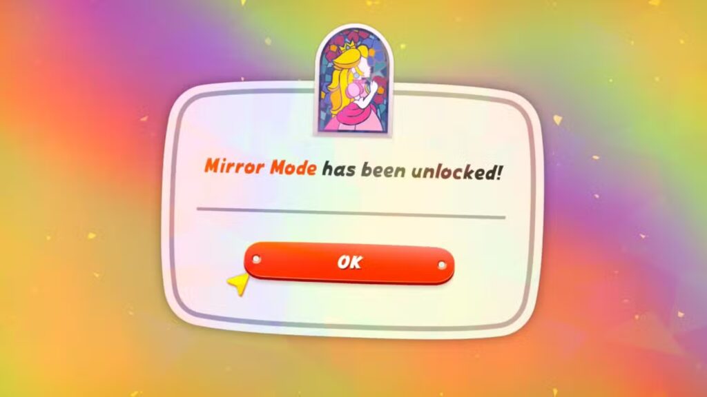 Mirror Mode in Mario Kart World