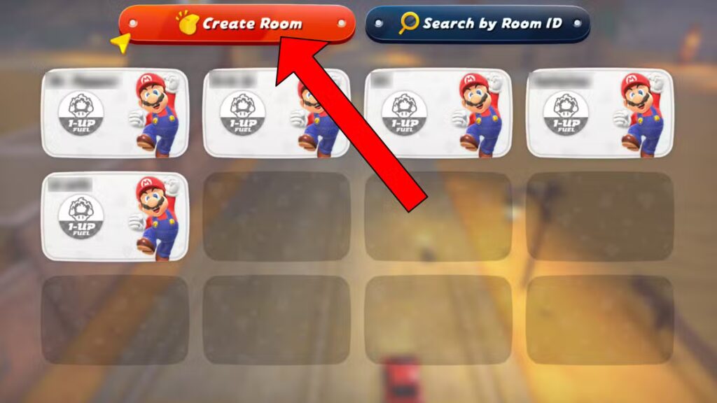 Create Room in Mario Kart World