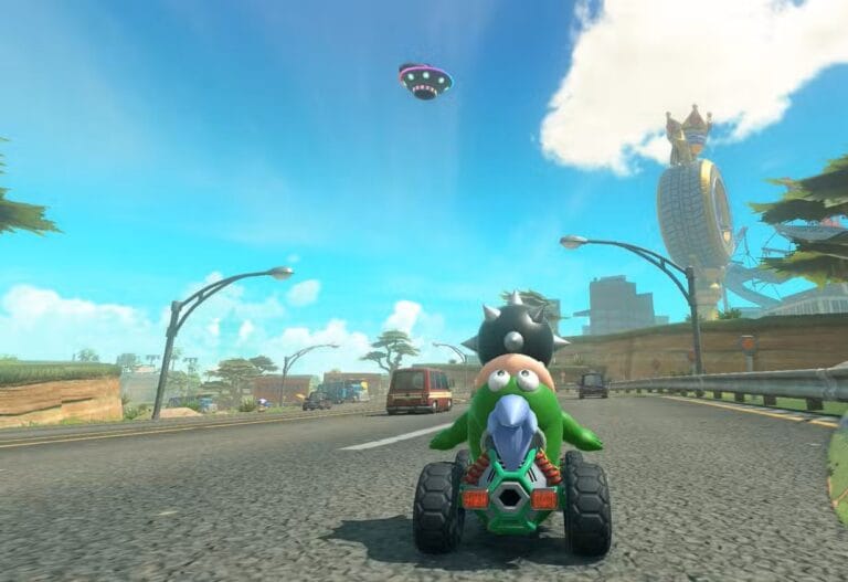 How to Find the UFO and Fly It in Mario Kart World