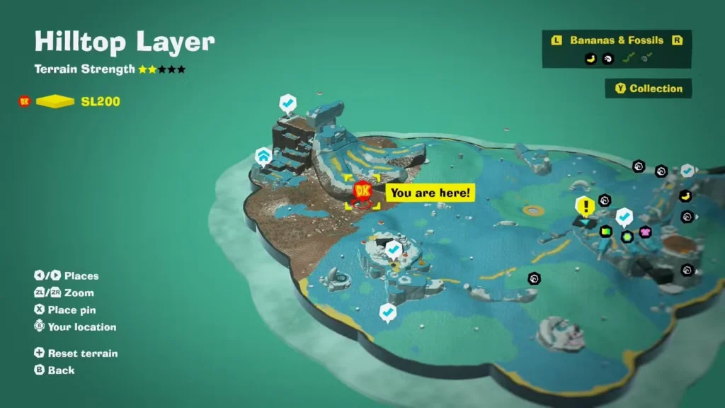 Banandium Gem #3 Spiked tide slope location